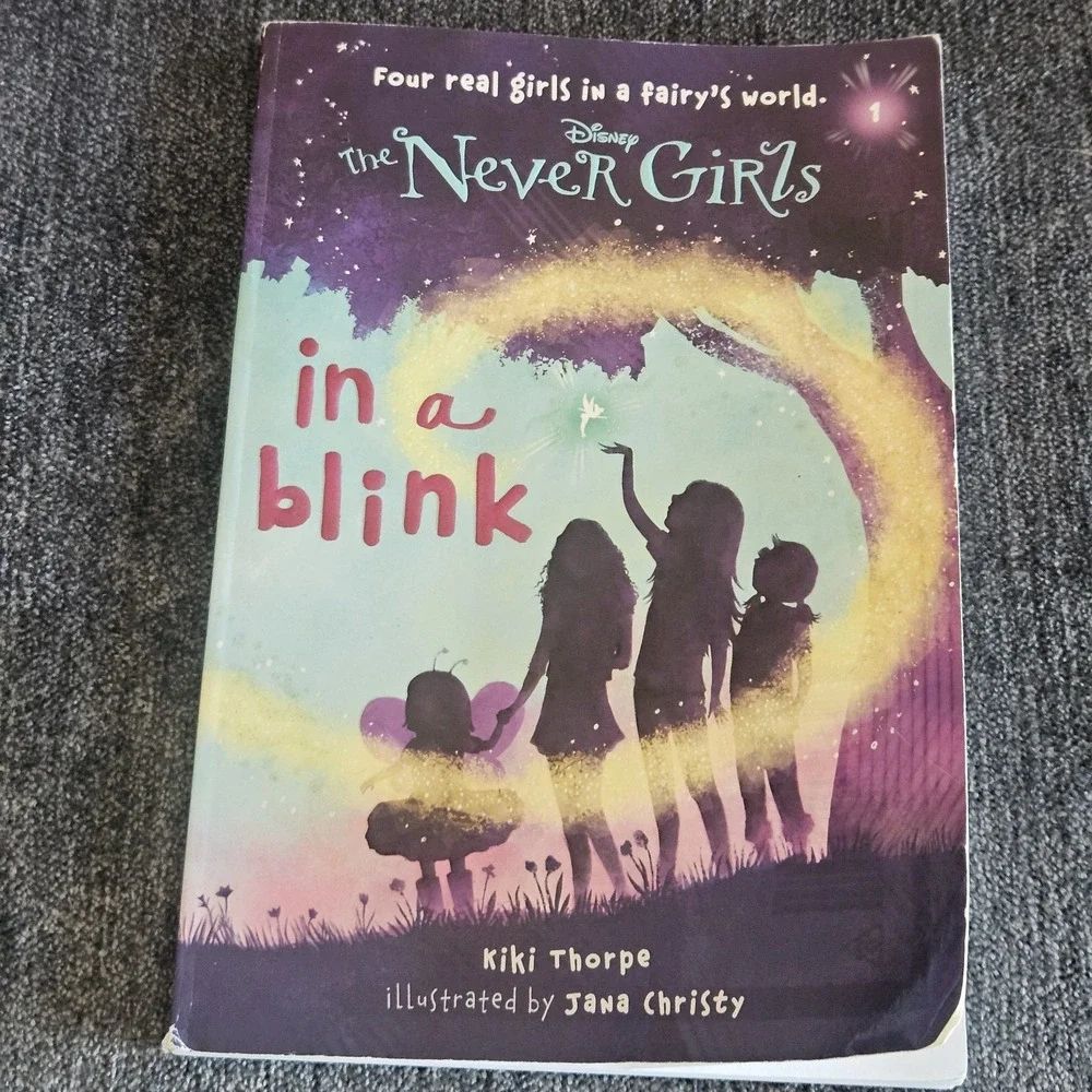 Lot Of 3 Disney The‎ Never Girls Books Kiki Thorpe Paperback 1, 2, And 3